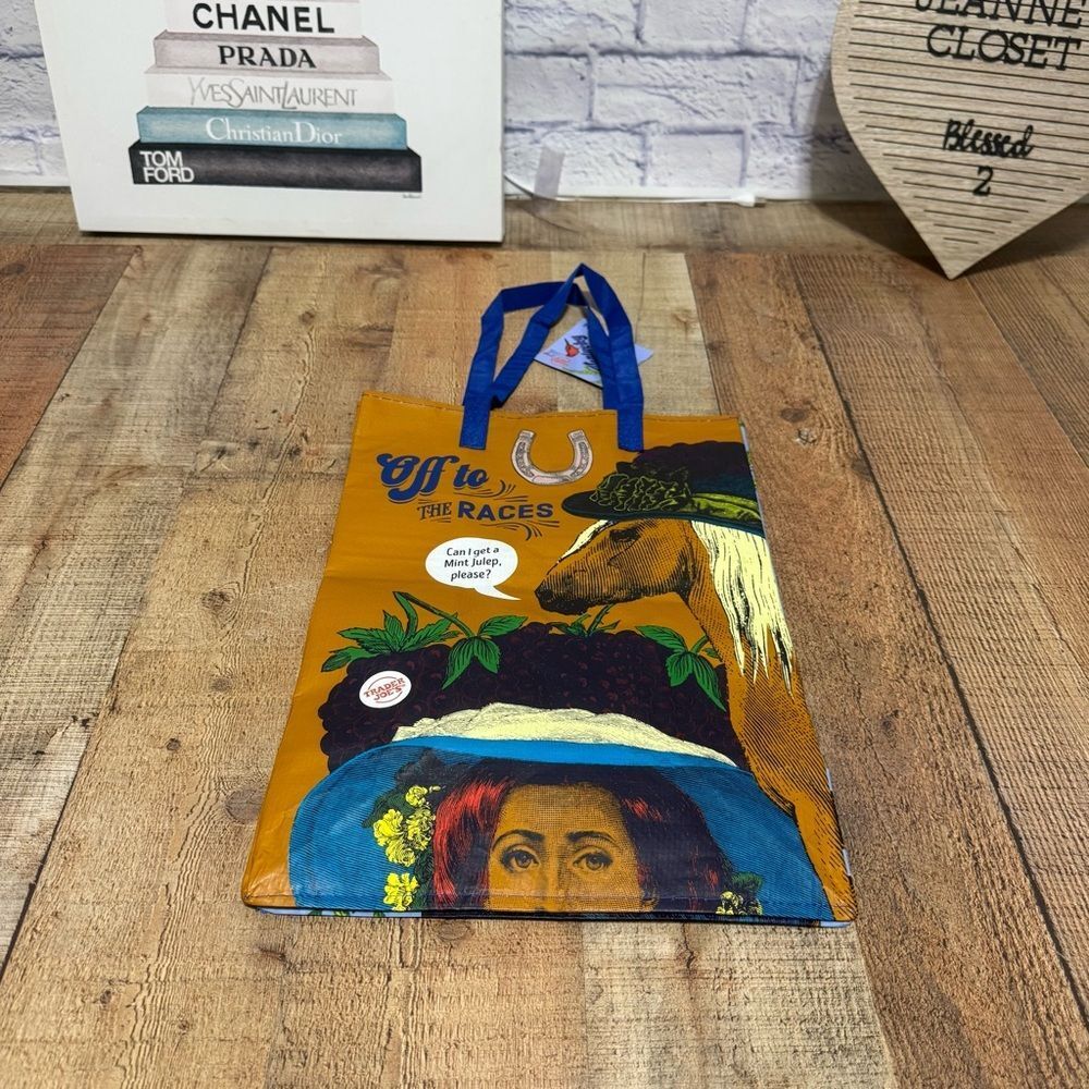 NWT Trader Joe’s Kentucky Reusable Grocery Tote Bag - Picture 2 of 9
